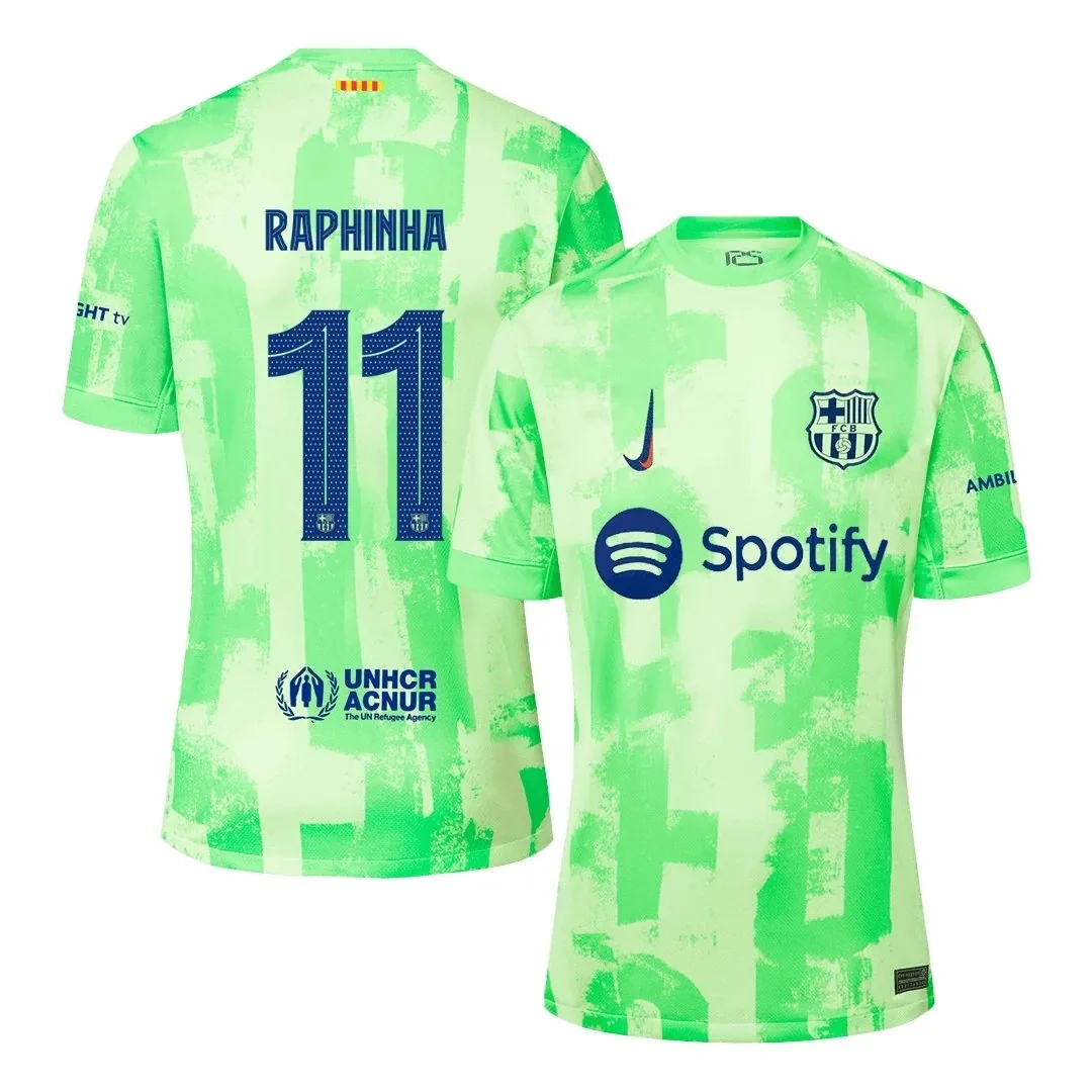 Barcelona 2024/25 Third Away Jersey – Raphinha #11 (UCL)