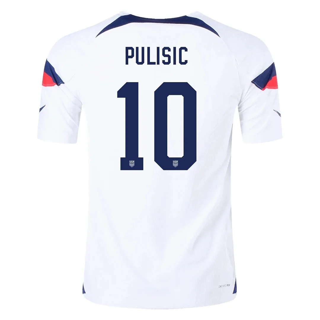 USA 2022 Home Jersey – Pulisic #10 (Player Version, Authentic)
