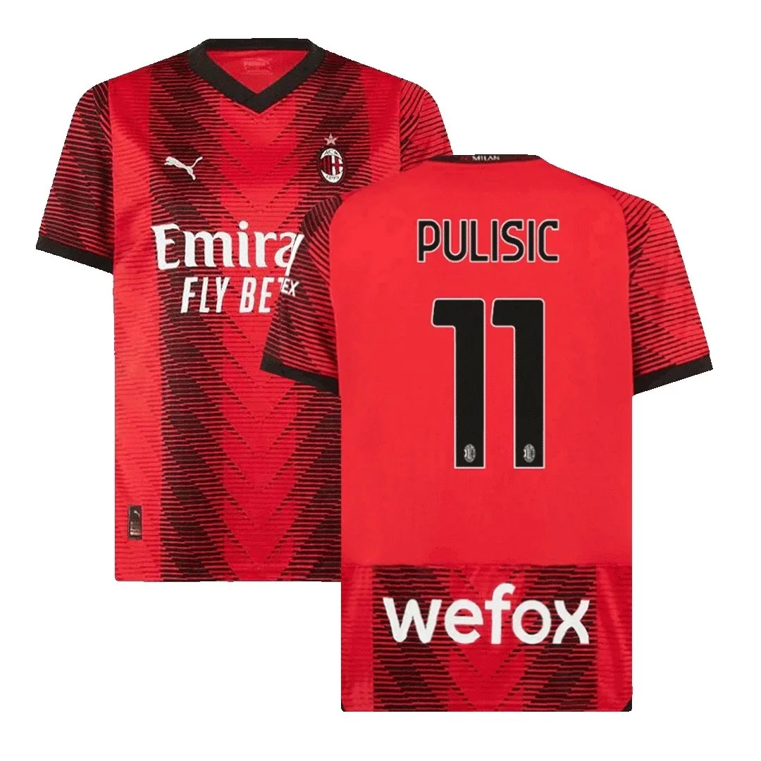 AC Milan 2023/24 Home Jersey – Pulisic #11