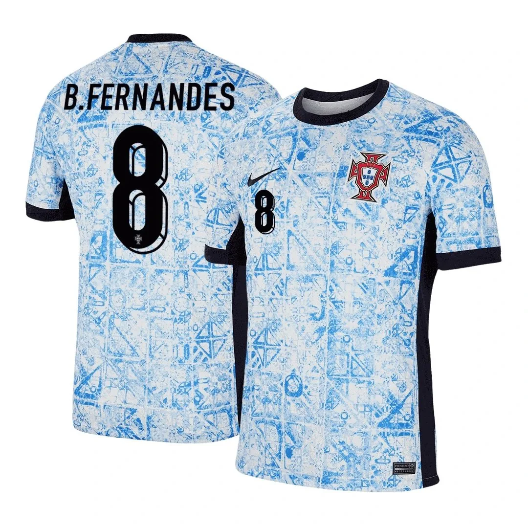 Portugal 2024 Away Jersey – Bruno Fernandes #8