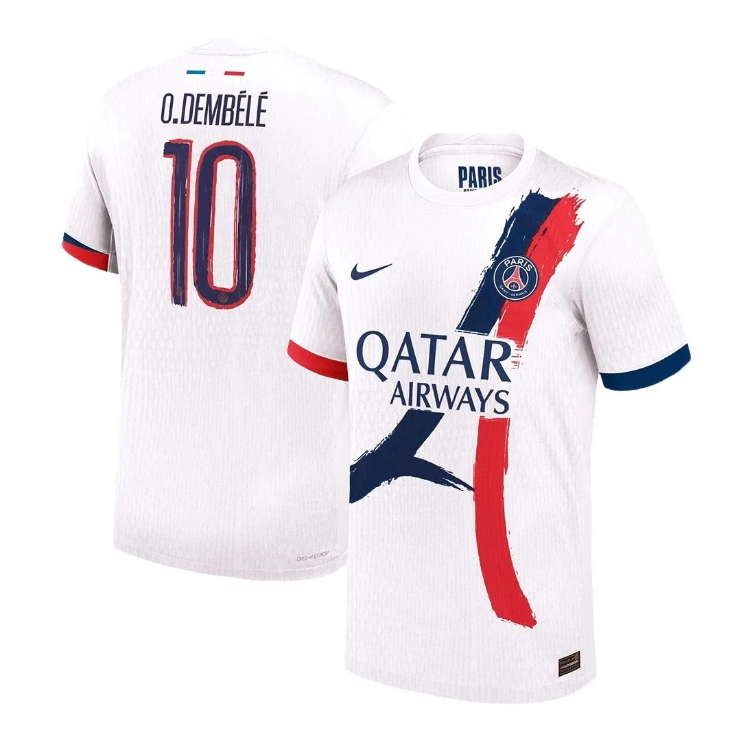 Paris Saint-Germain 2025/26 PSG Away Jersey – Dembele #10 (Player Version, UCL)