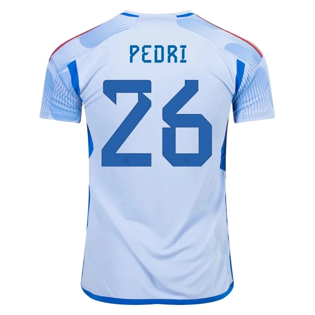 Spain 2022 Away Jersey – Pedri #26