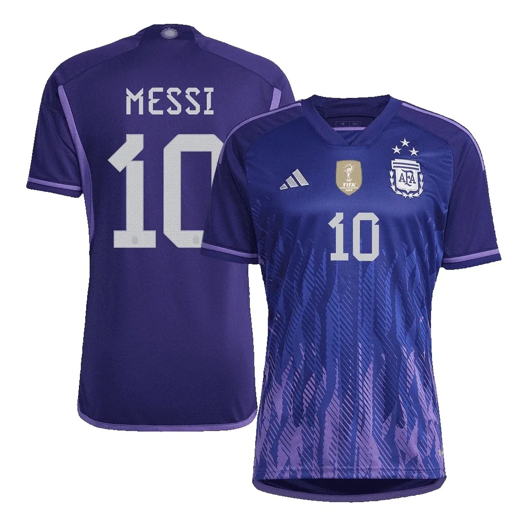 Argentina 2022 Away Jersey – Messi #10