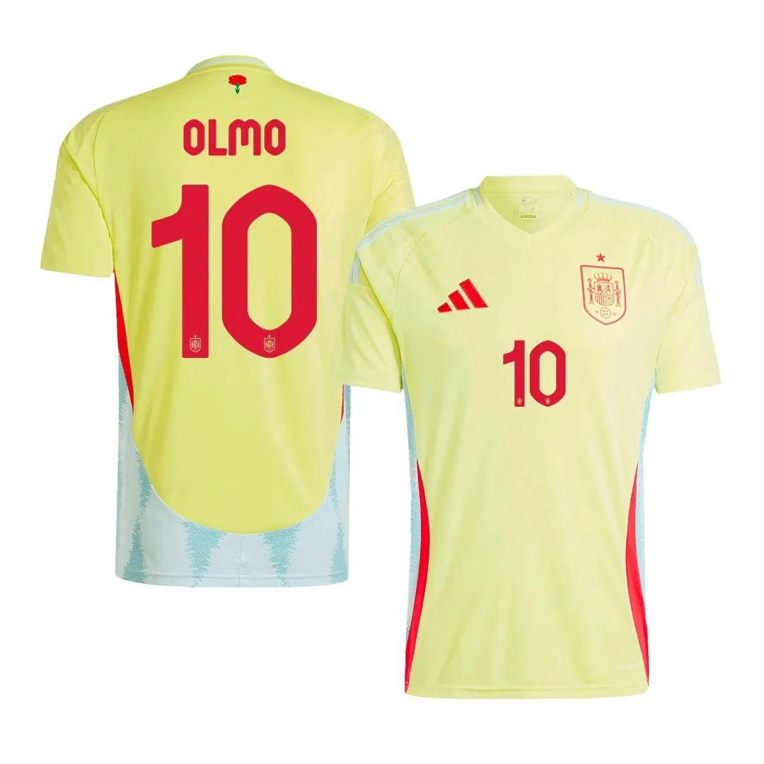 Spain 2024 Away Jersey – Olmo #10