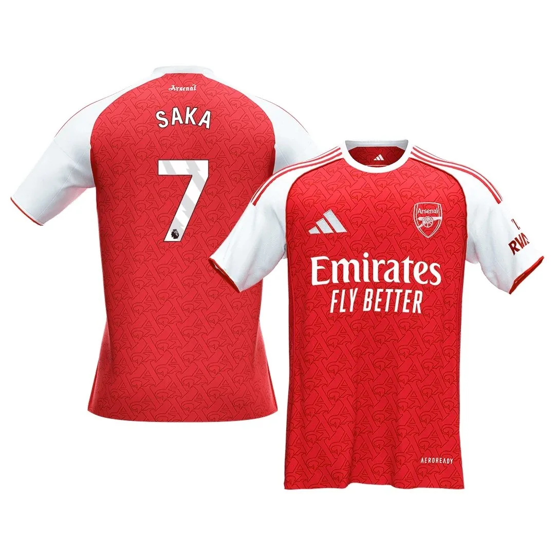 Arsenal 2025/26 Home Jersey – Saka #7
