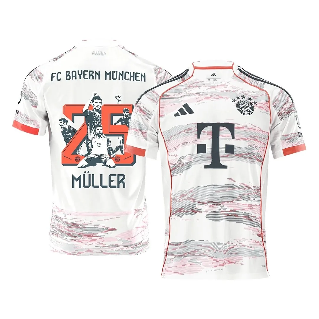 Bayern Munich 2025/26 Away Jersey – Muller #25