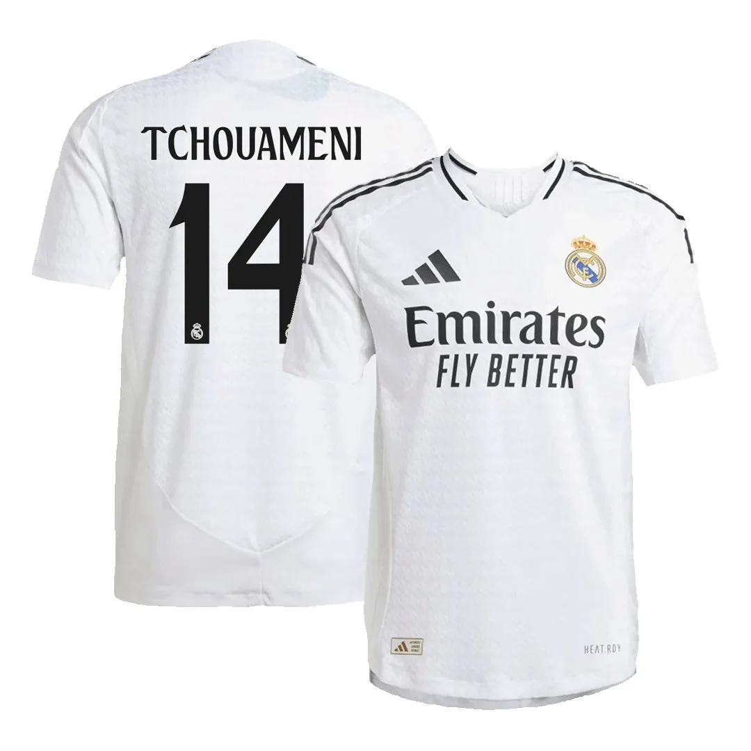 Real Madrid 2024/25 Home Jersey – Tchouameni #14 (Player Version)