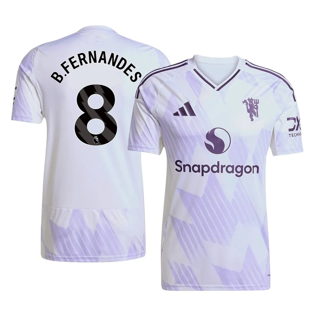 Manchester United 2025/26 Away Jersey – Bruno Fernandes #8