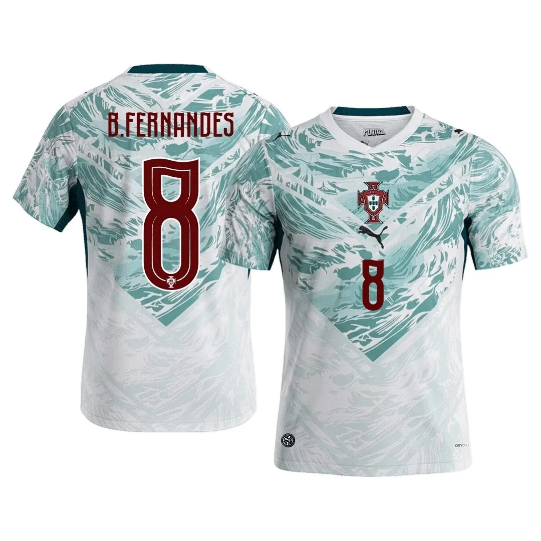 Portugal 2026 Away Jersey – Bruno Fernandes #8