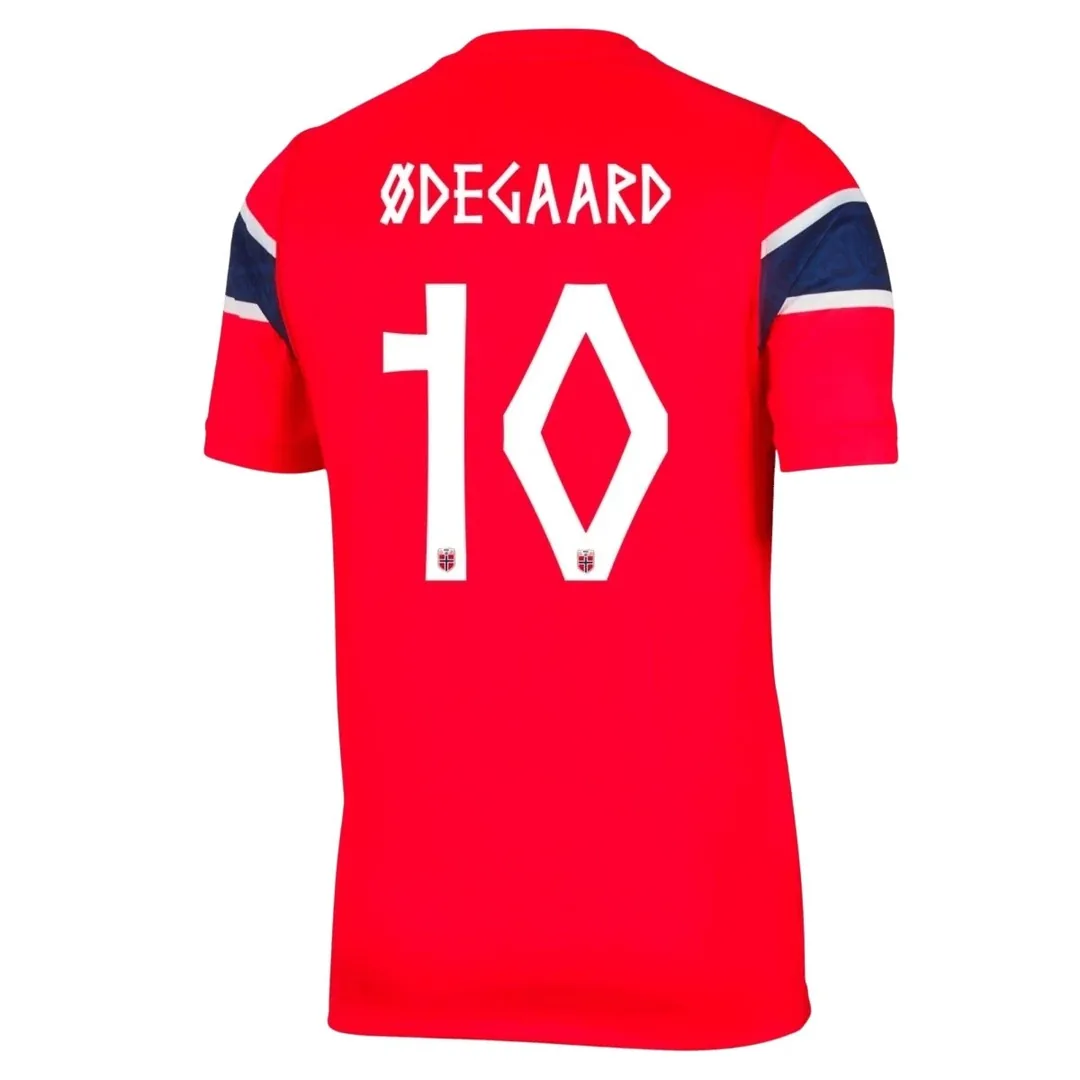 Norway 2026 Home Jersey – Odegaard #10