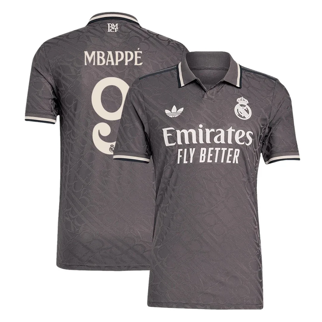 Real Madrid 2024/25 Third Away Jersey – Mbappé #9 (Player Version)