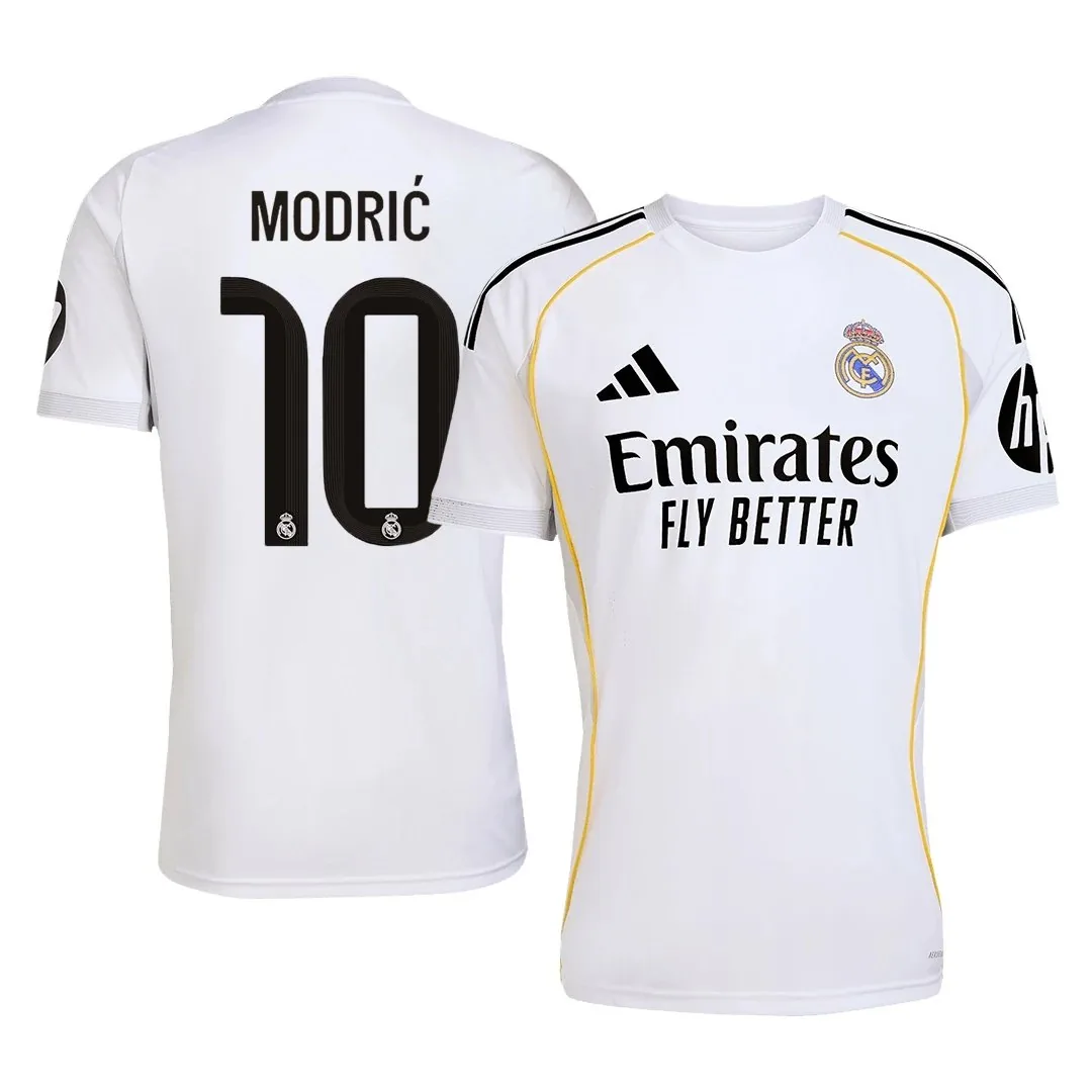 Real Madrid 2025/26 Home Jersey – Modric #10