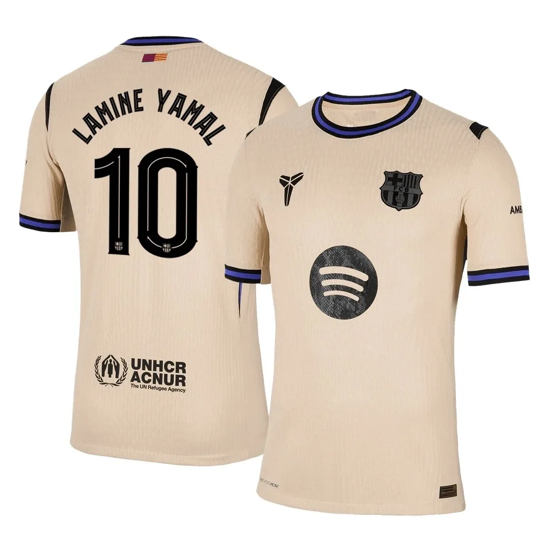 Barcelona 2025/26 Away Jersey – Lamine Yamal #10 (Player Version, UCL)