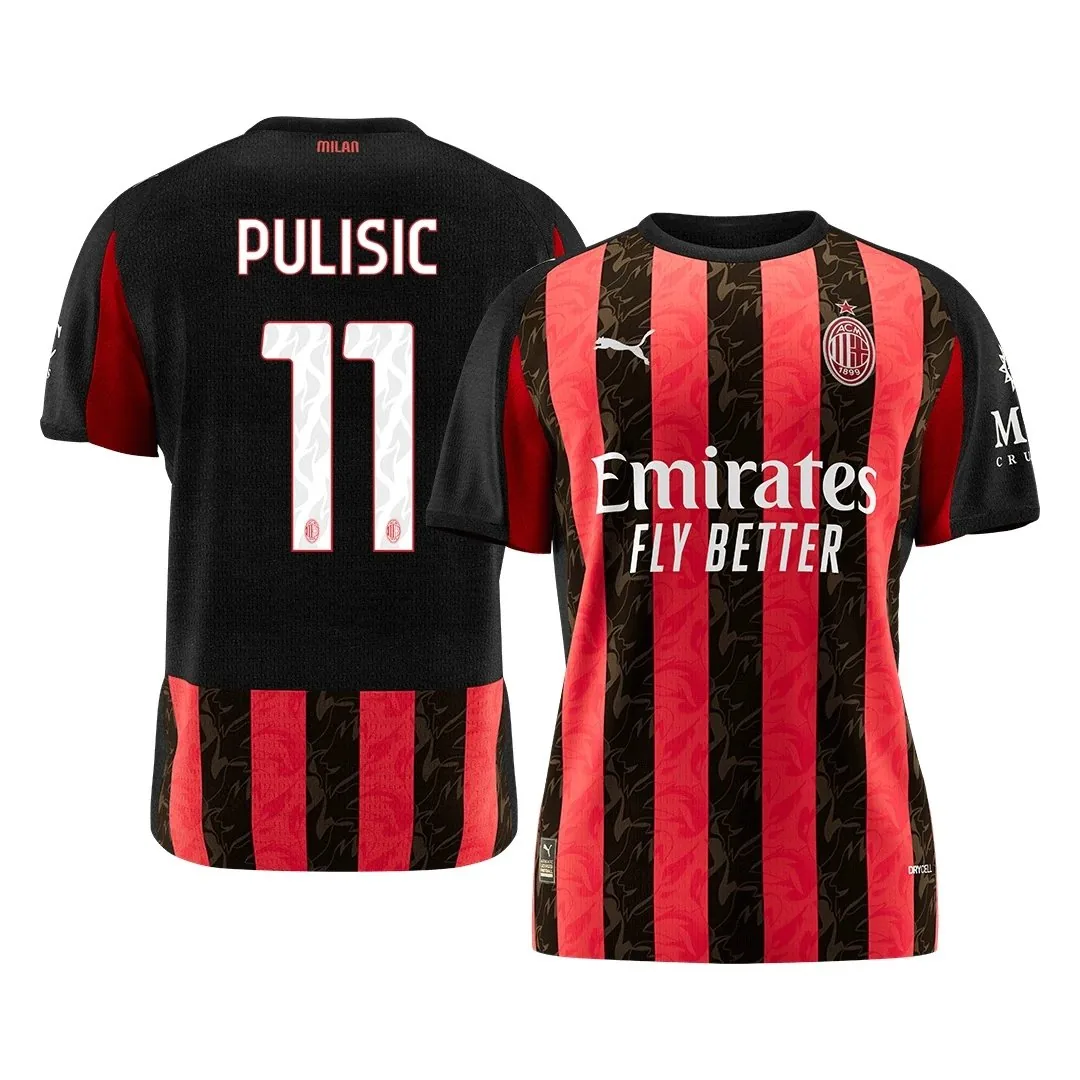 AC Milan 2025/26 Home Jersey – Pulisic #11