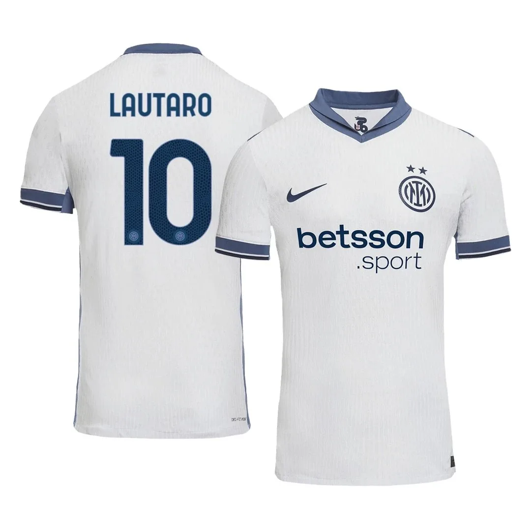 Inter Milan 2024/25 Away Jersey – Lautaro #10 (Player Version, Authentic)