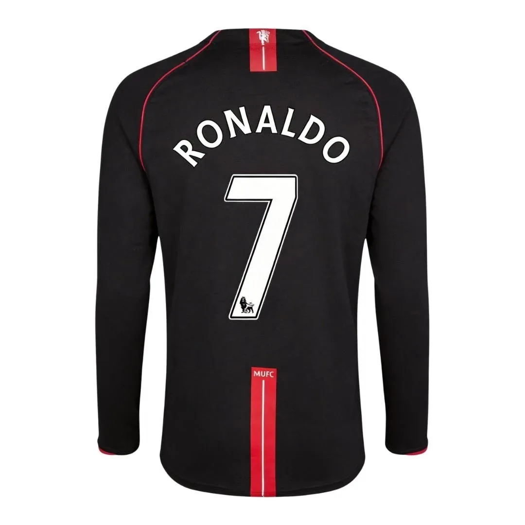 Manchester United 2007/08 Away Jersey – Ronaldo #7 (Long Sleeve)