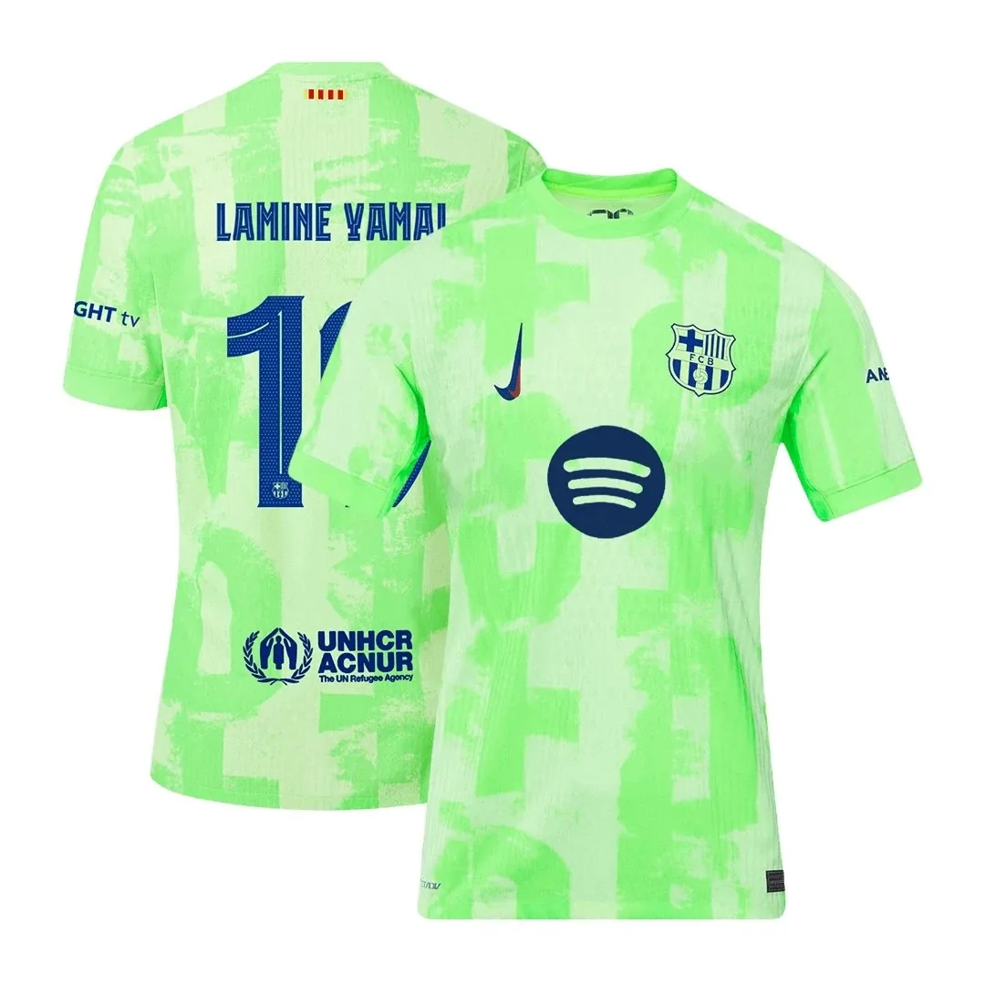 Barcelona 2024/25 Third Away Jersey – Lamine Yamal #19 (Player Version, UCL, No Sponsor)