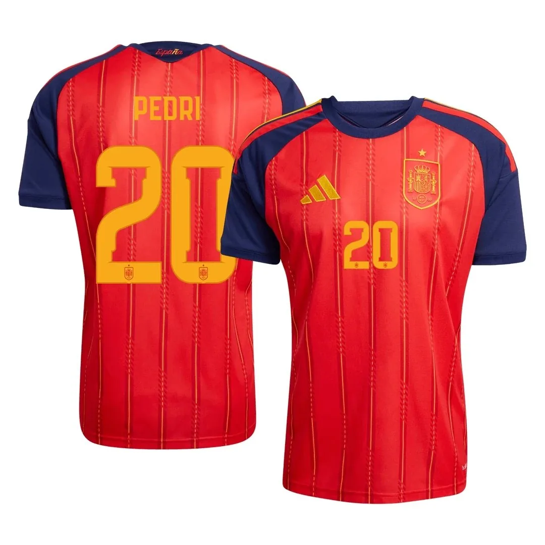 Spain 2026 Home Jersey – Pedri #20