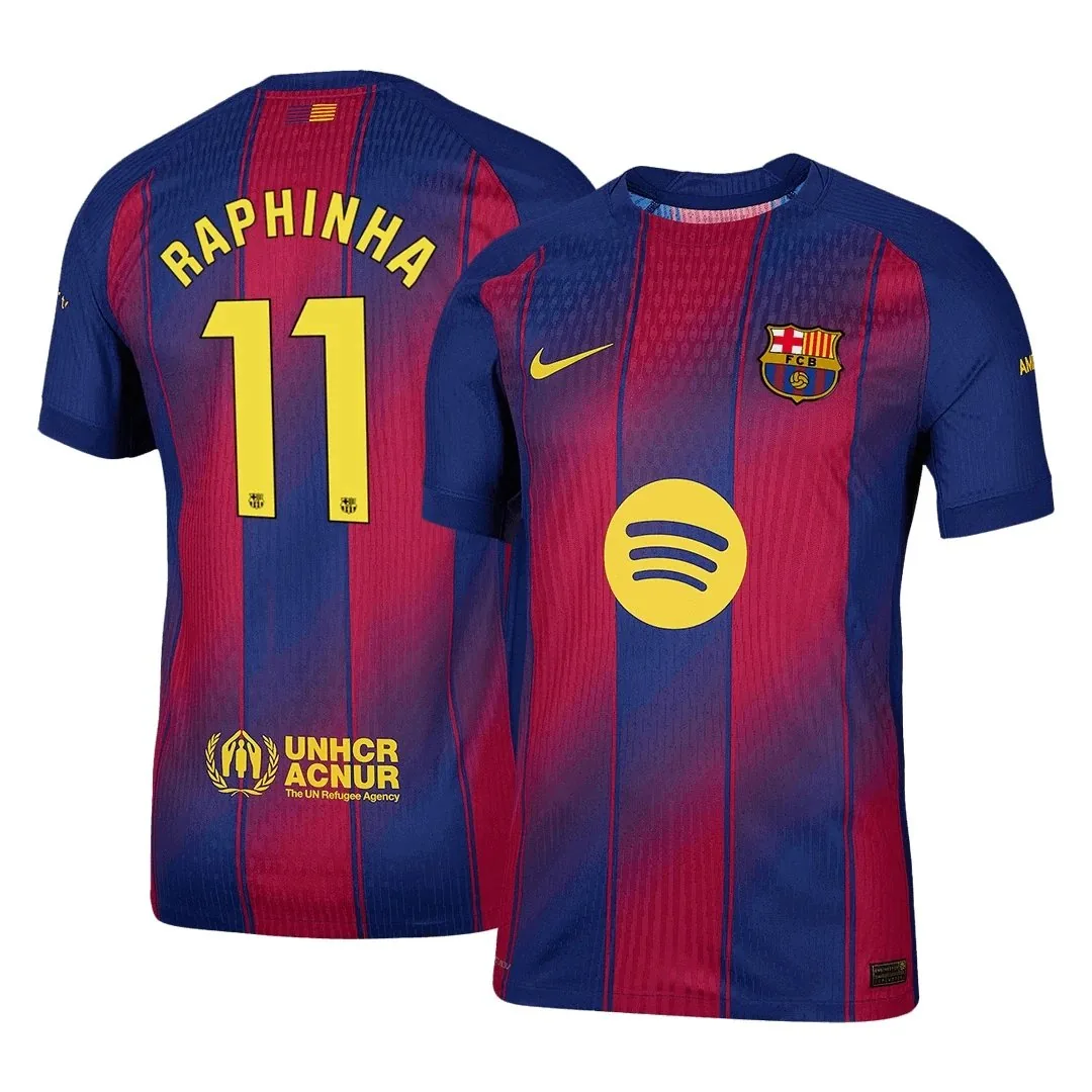 Barcelona 2025/26 Home Jersey – Raphinha #11 (Player Version)