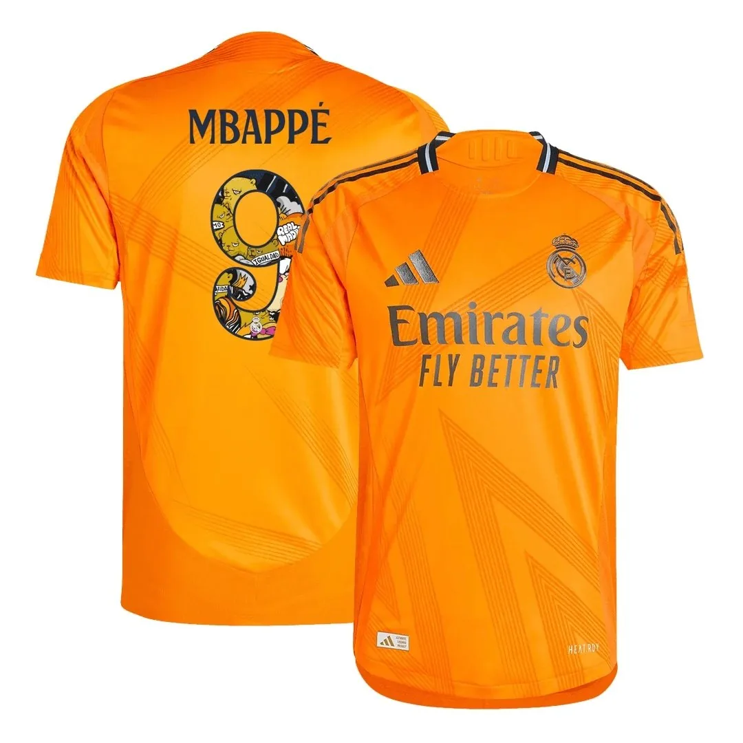Real Madrid 2024/25 Away Jersey – Mbappé #9 (Player Version)