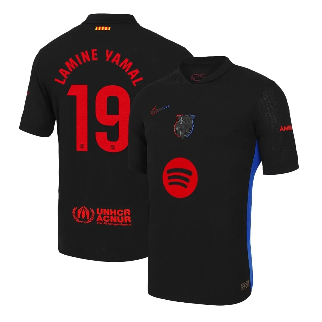 Barcelona 2024/25 Away Jersey – Lamine Yamal #19 (Player Version, No Sponsor)