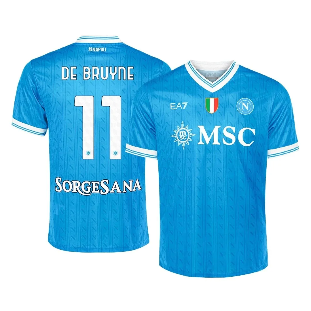Napoli 2025/26 Home Jersey – De Bruyne #11