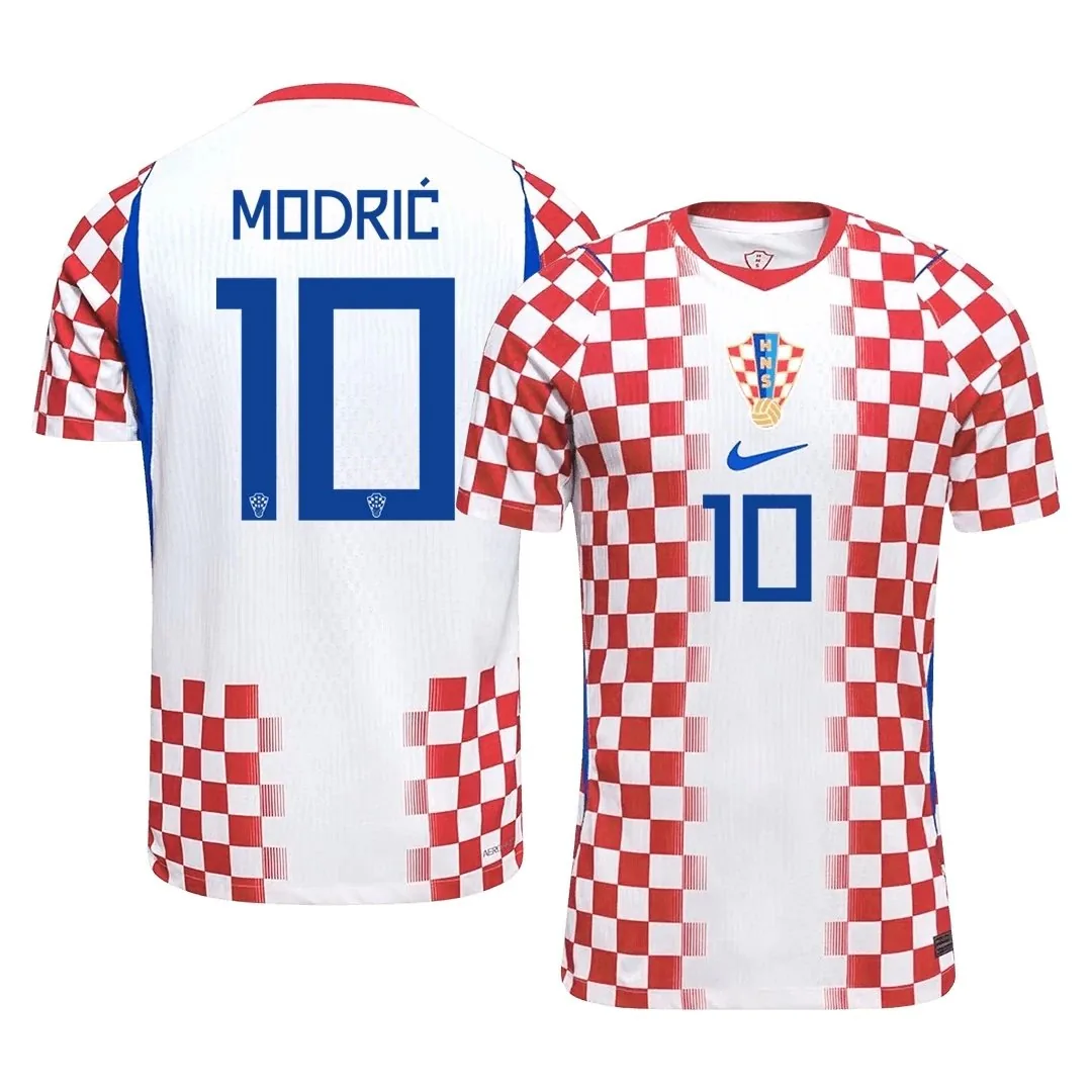 Croatia 2026 Home Jersey – Modric #10 (Player Version)