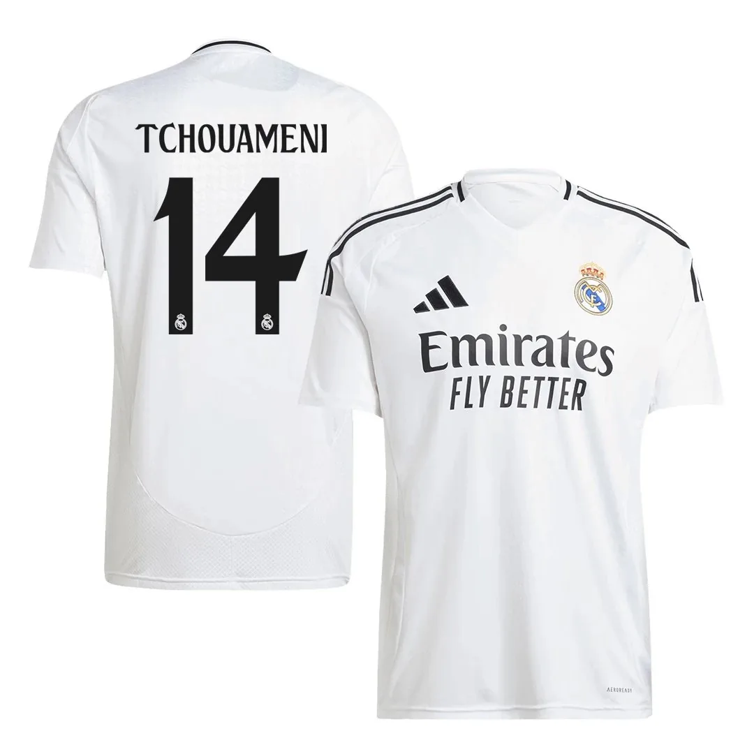Real Madrid 2024/25 Home Jersey – Tchouameni #14