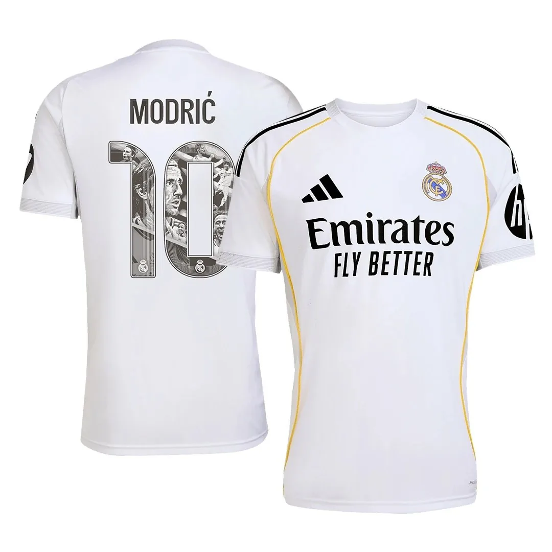 Real Madrid 2025/26 Home Jersey – Modric #10