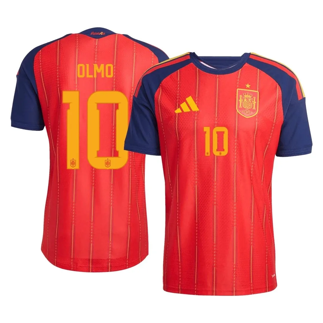 Spain 2026 Home Jersey – Olmo #10 (Player Version)