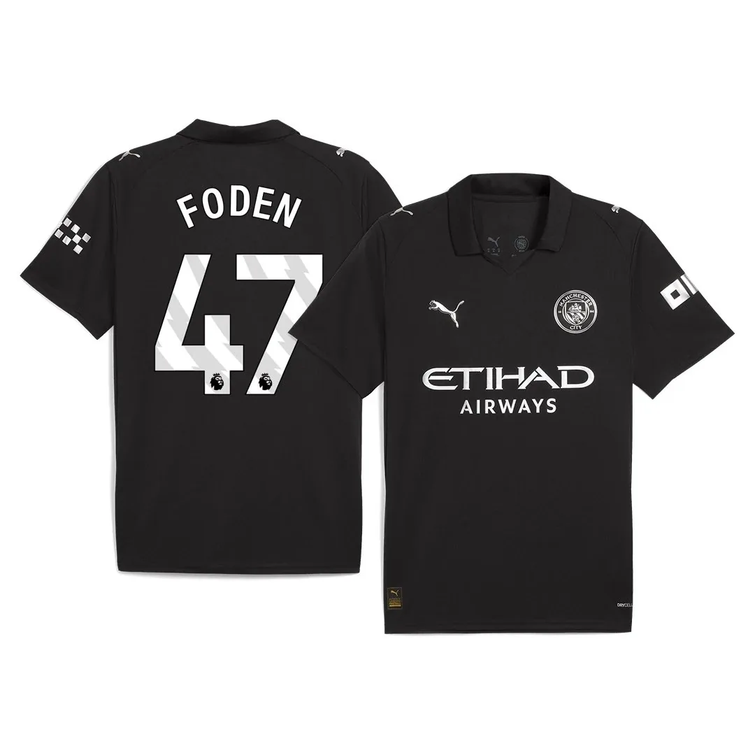Manchester City 2025/26 Away Jersey – Foden #47