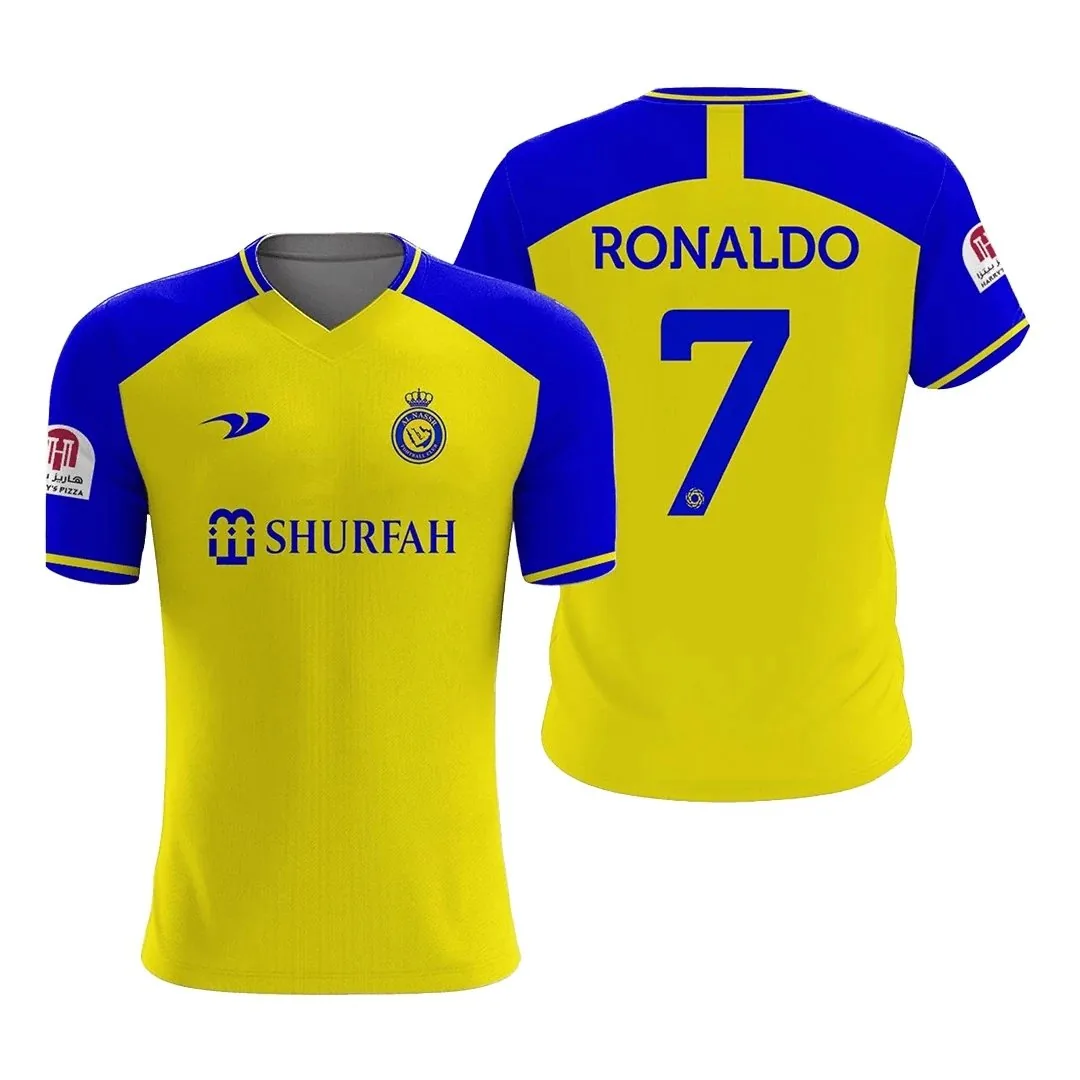 Al Nassr 2022/23 Home Jersey – Ronaldo #7 (Player Version, Authentic)