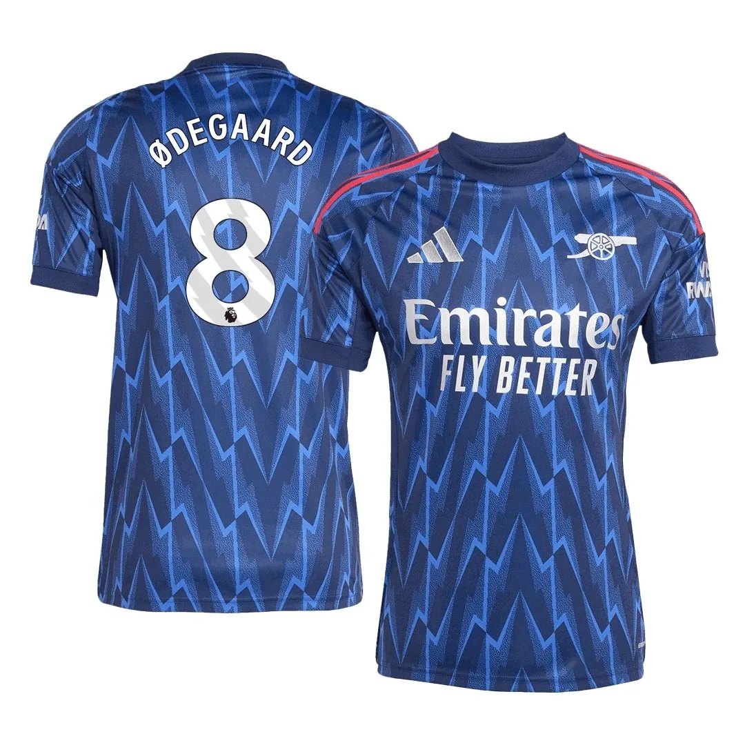 Arsenal 2025/26 Away Jersey – Odegaard #8