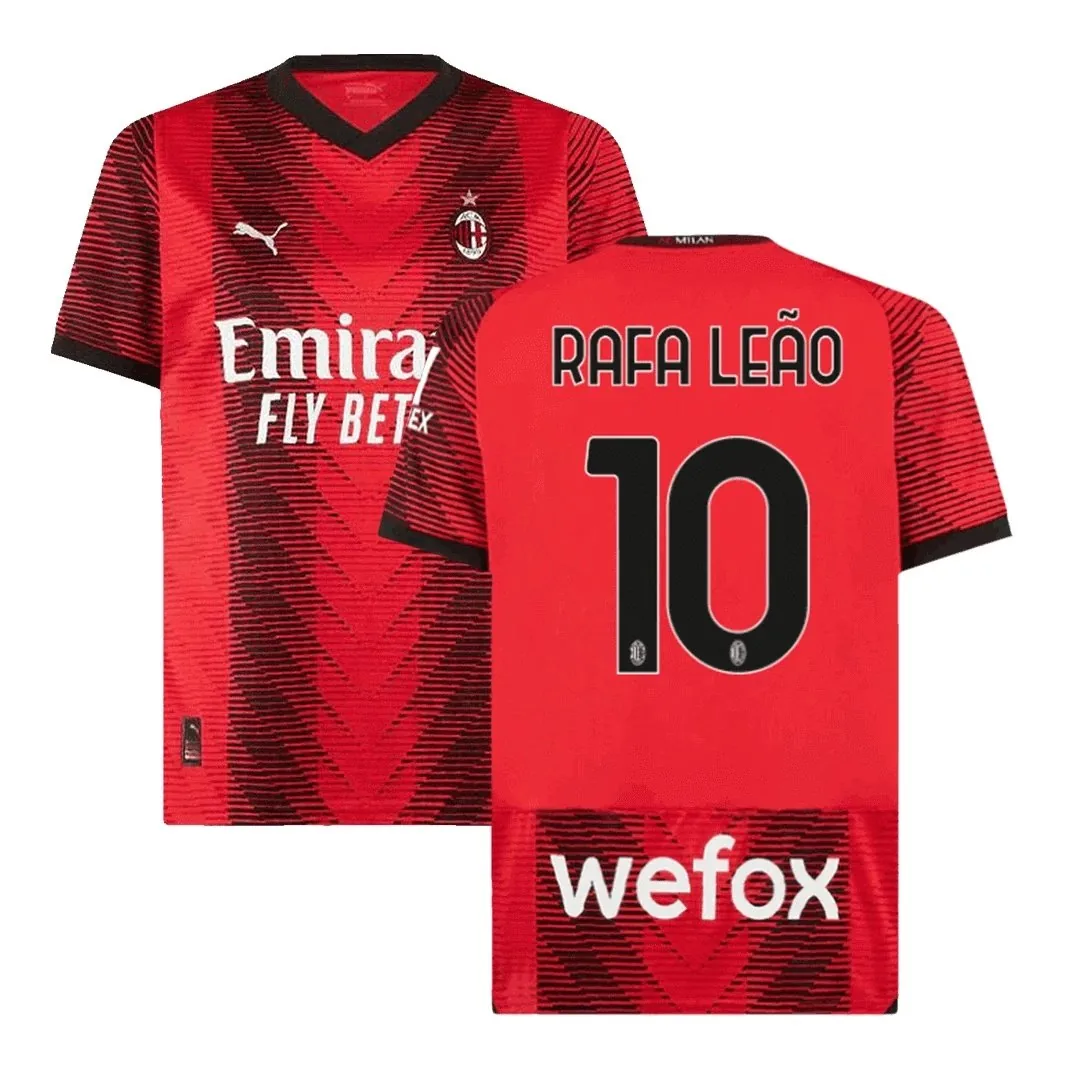 AC Milan 2023/24 Home Jersey – Leao #10