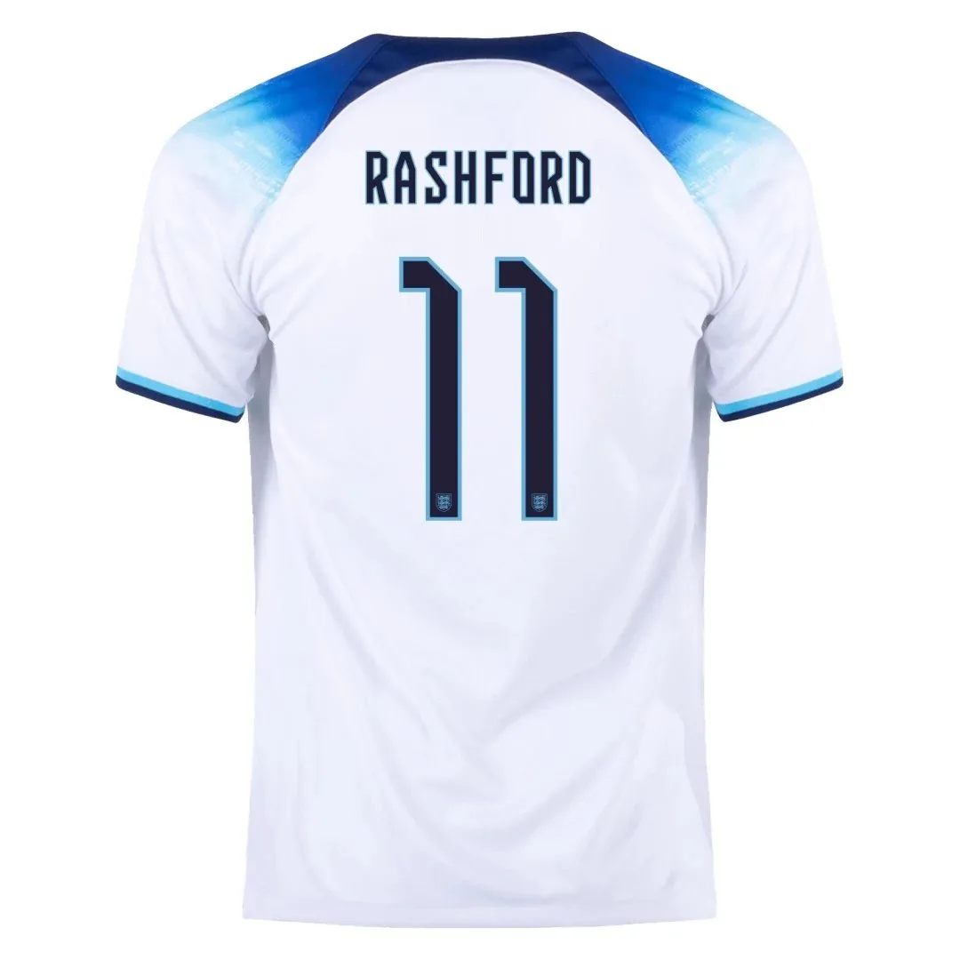 England 2022 Home Jersey – Rashford #11