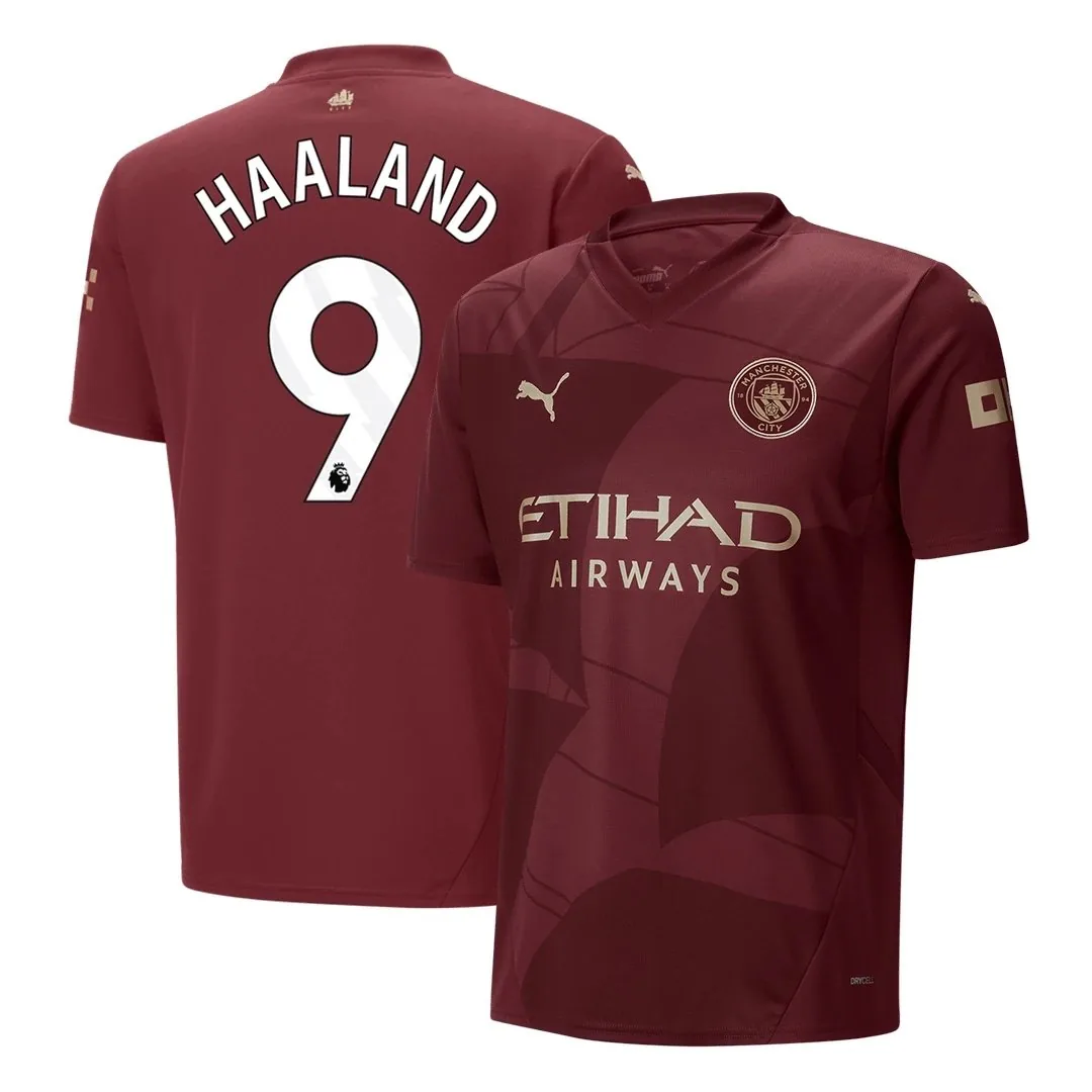 Manchester City 2024/25 Third Away Jersey – Haaland #9
