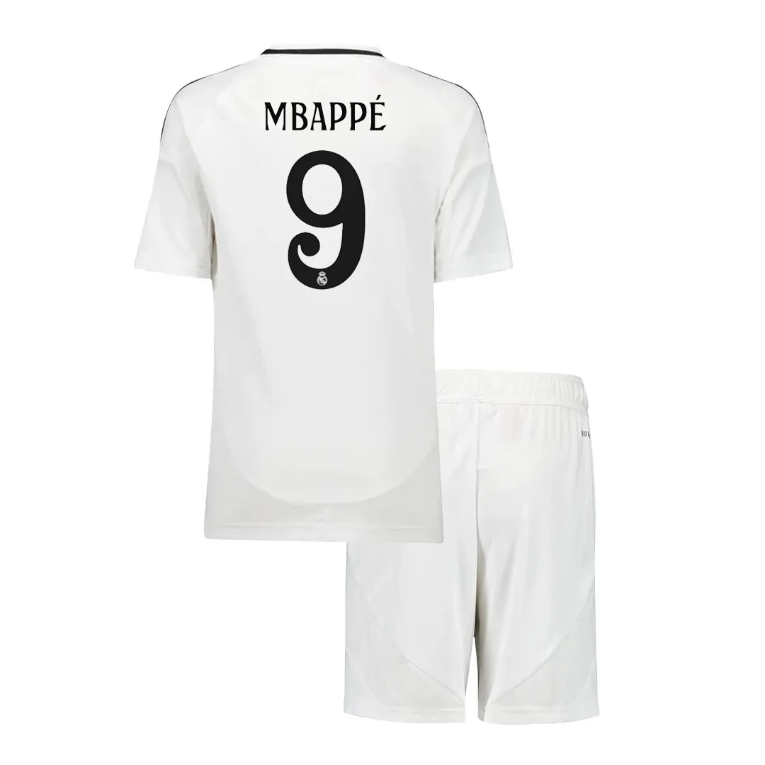 Real Madrid 2024/25 Home Jersey – Mbappé #9