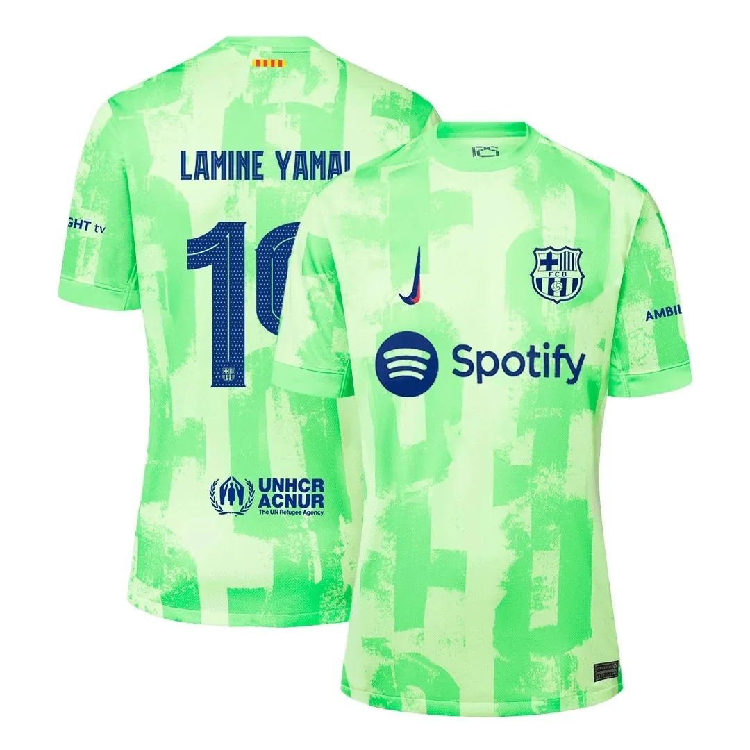 Barcelona 2024/25 Third Away Jersey – Lamine Yamal #19 (UCL)