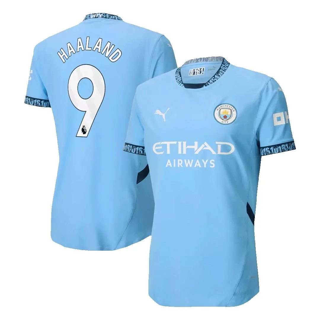 Manchester City 2024/25 Home Jersey – Haaland #9 (Player Version)
