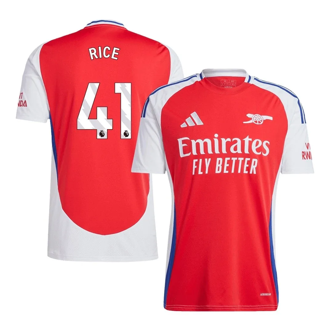 Arsenal 2024/25 Home Jersey – Rice #41