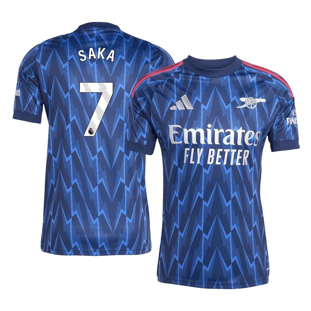 Arsenal 2025/26 Away Jersey – Saka #7