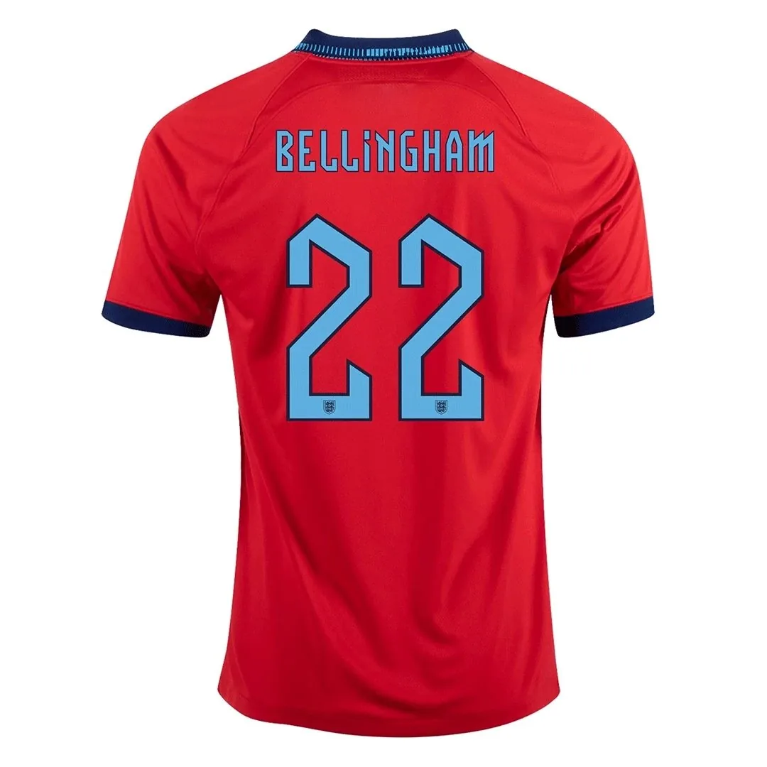 England 2022 Away Jersey – Bellingham #22