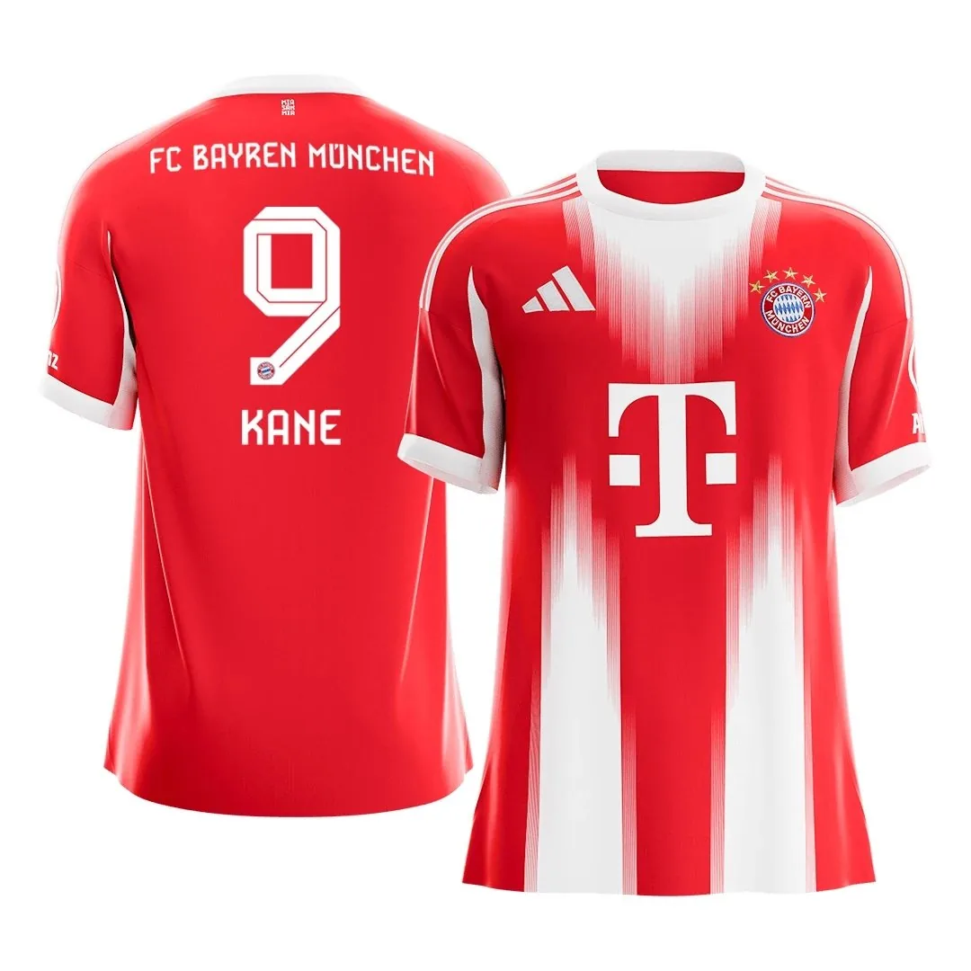 Bayern Munich 2025/26 Home Jersey – Kane #9