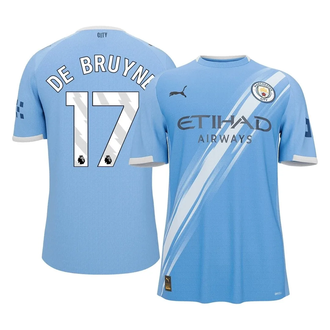 Manchester City 2025/26 Home Jersey – De Bruyne #17