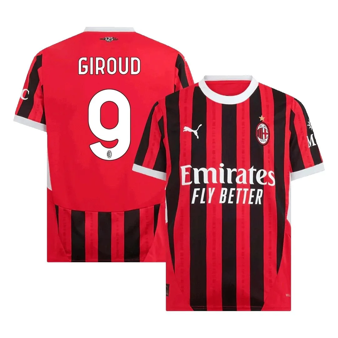 AC Milan 2024/25 Home Jersey – Giroud #9