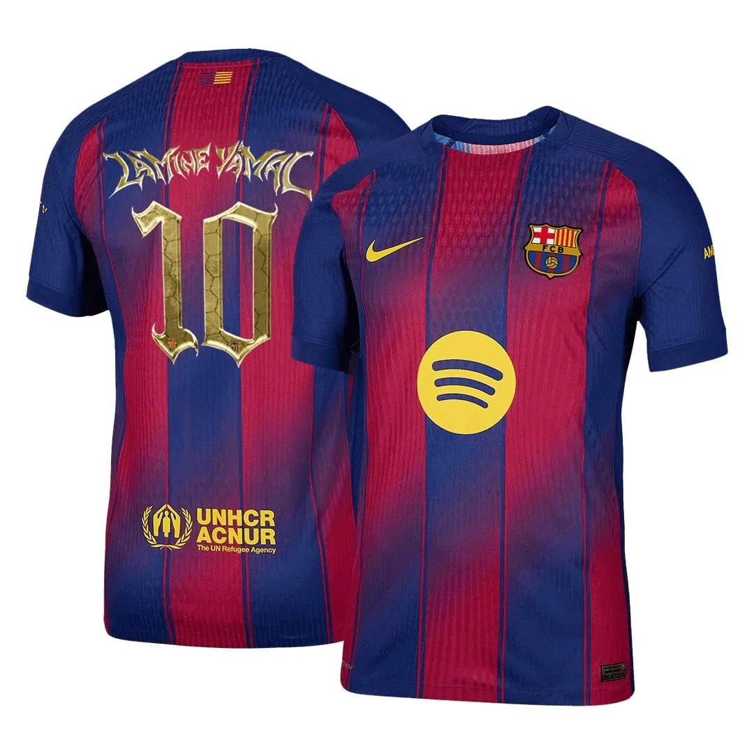 Barcelona 2025/26 Home Jersey – Lamine Yamal #10 (Player Version)