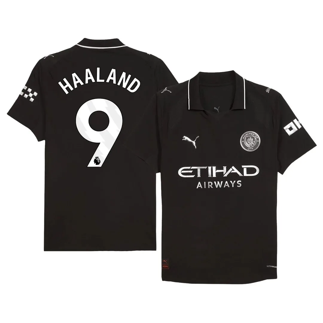Manchester City 2025/26 Away Jersey – Haaland #9 (Player Version)