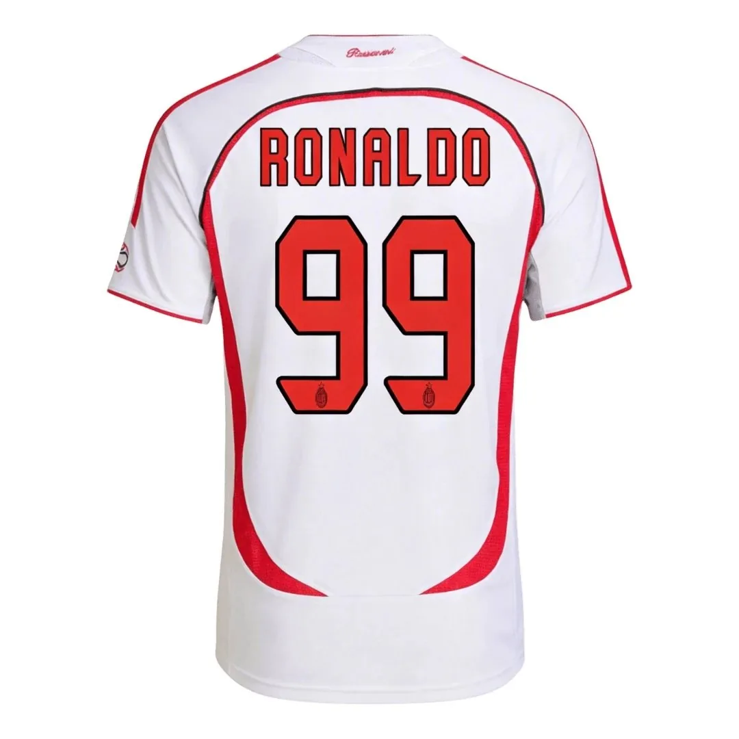AC Milan 2006/07 Away Jersey – Ronaldo #99 (UCL)
