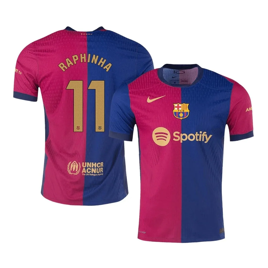 Barcelona 2024/25 Home Jersey – Raphinha #11 (Player Version)