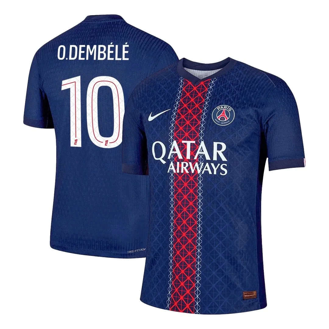 Paris Saint-Germain 2025/26 PSG Home Jersey – Dembele #10 (Player Version)